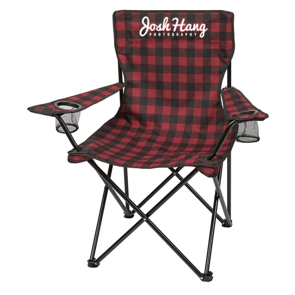 Add Your Logo:  Into The Woods Folding Camp Chair